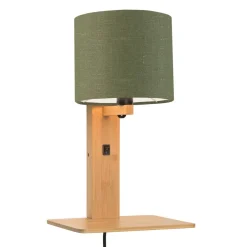 Andes væglampe med hylde, grøn/natur^Good & Mojo Hot