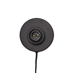 Good & Mojo Andros væglampe, natur/hvid, stik, Ø 45 cm