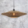 Good & Mojo Bali pendellampe af bambus, Ø 60 cm