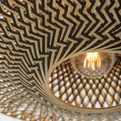 Bali væglampe af bambus, Ø 44 cm^Good & Mojo