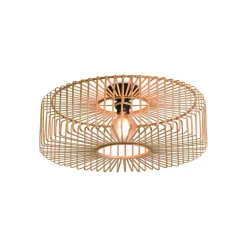 Good & Mojo Bromo loftslampe lavet af bambus, Ø 60cm