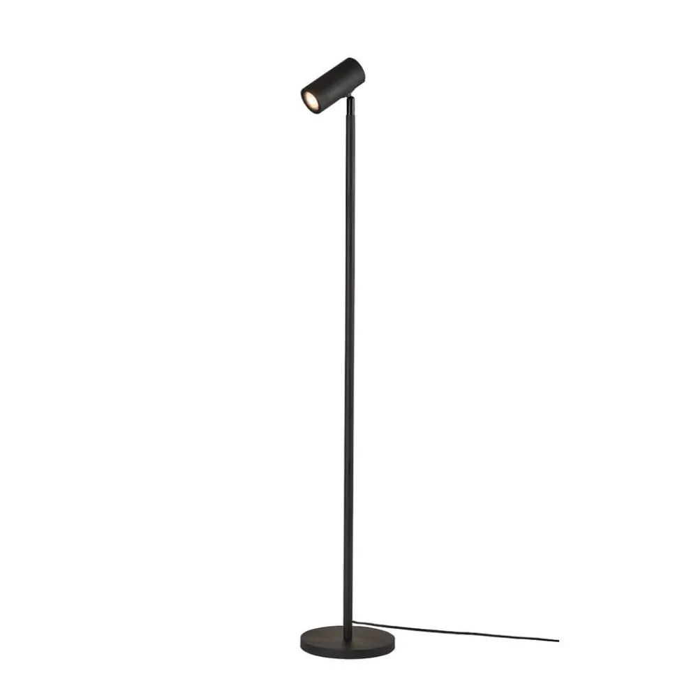 Good & Mojo Arbejdsrum/Kontor|Gulvlamper>Gulvlampe Java, sort, 141 cm, bambus, GU10