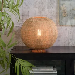 Good & Mojo Bæredygtige Lamper>Iguazu bordlampe, kugle, Ø 32 cm
