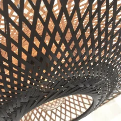 Good & Mojo Kalimantan loftlampe Ø 30cm sort