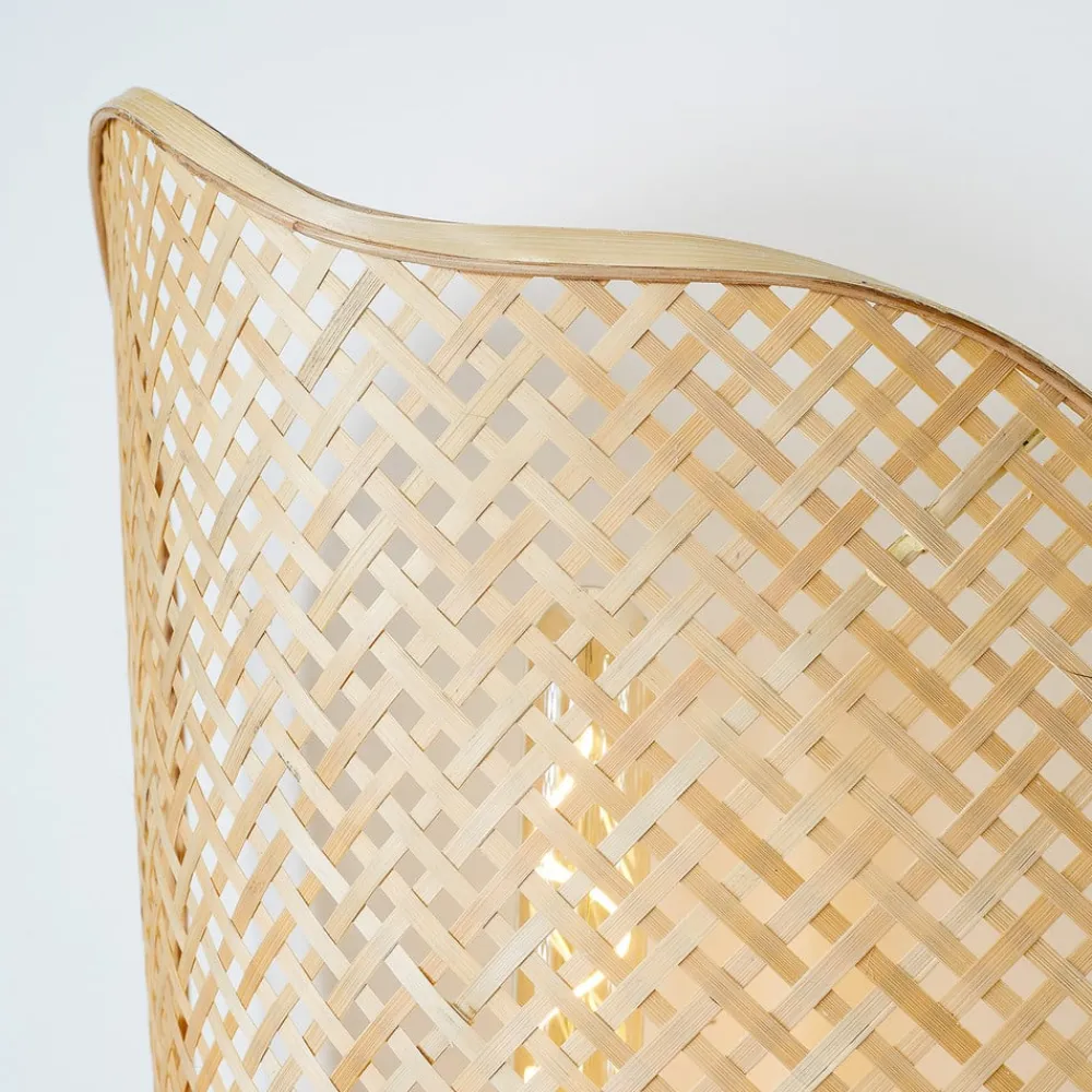 Good & Mojo Væglamper>væglampe Kinabalu, natur, 50 cm, bambusstik