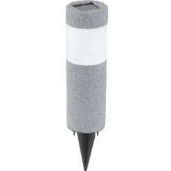 Grå LED solcelle jordspydslampe Mino^EGLO Best