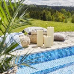 STAR TRADING Grande LED-kerte, batteridrevet, højde 38 cm