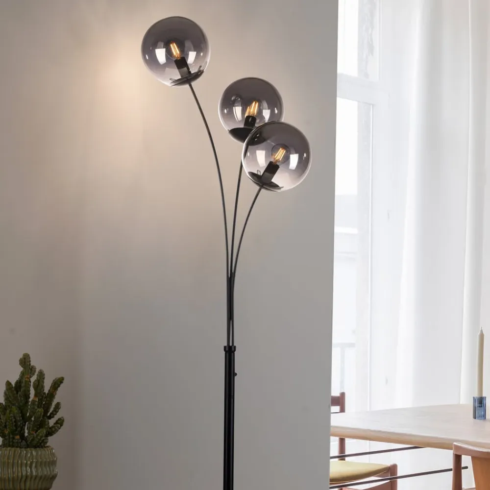 JUST LIGHT. GmbH Gulvlamper|Gulvlamper>Green Widow gulvlampe med glasskærme