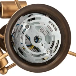 QUOIZEL Griffin loftlampe med afstand, messing, Ø 42 cm