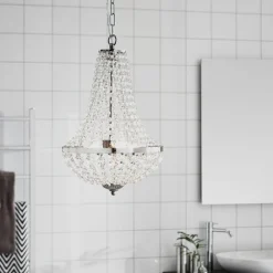 Markslöjd Gränsö lysekrone til badeværelset, Ø 30 cm