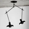 GRUPA Arbejdsrum/Kontor>Arigato loftslampe 2-lys 70 cm sort