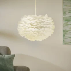 UMAGE Pendellamper|Pendellamper>Gåsefjer pendellampe Eos medium, hvid