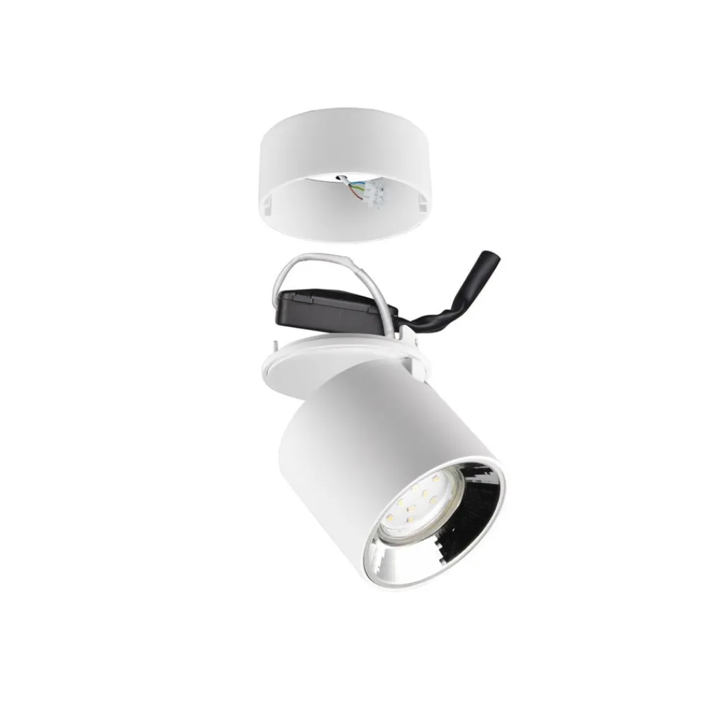 Trio Lighting Loftlamper|Loftlamper>Guayana loftspot GU10, 1 lyskilde, hvidt