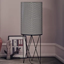 GUBI Gulvlamper|Gulvlamper>Pedrera PD2-gulvlampe med dæmper, sort