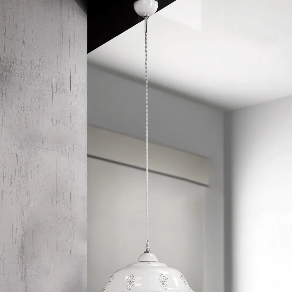 Ceramiche Guiliano hængelampe med keramikskærm, 36,5 cm