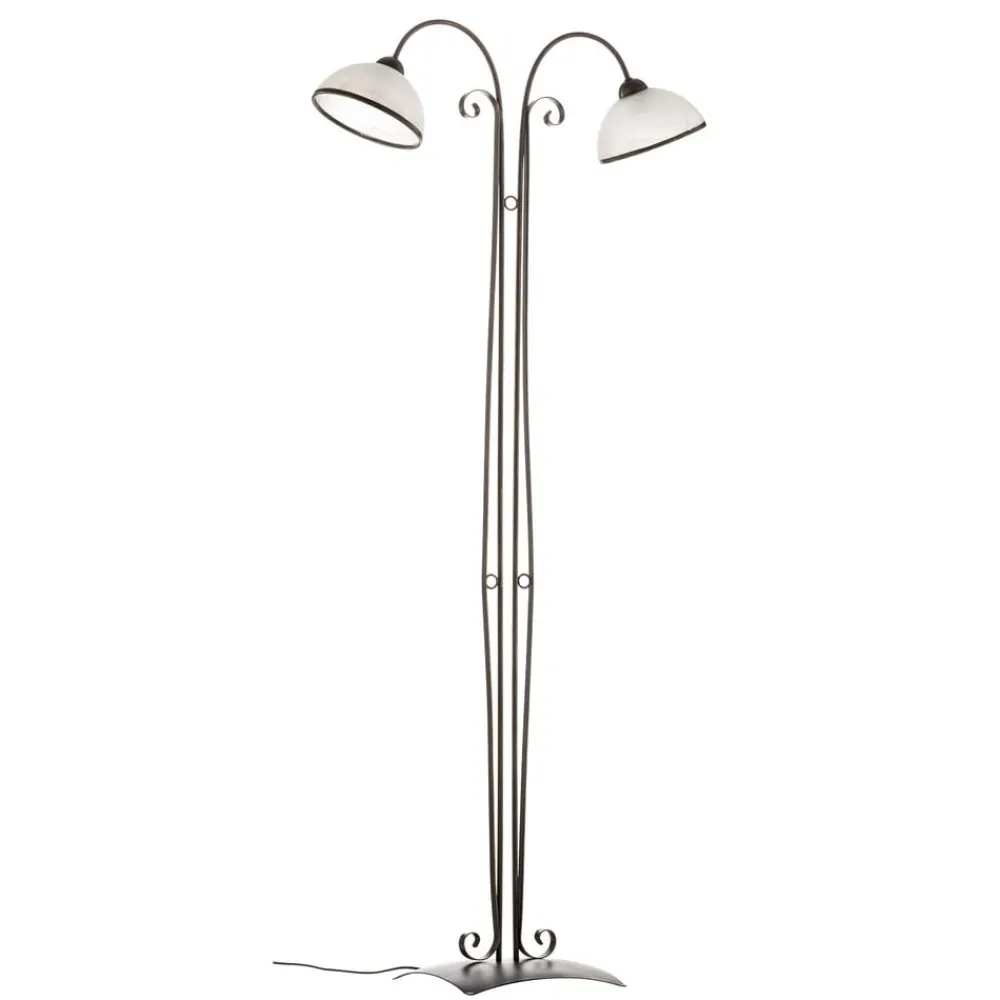 Luminex Gulvlampe Antica i landlig stil, 2 lyskilder