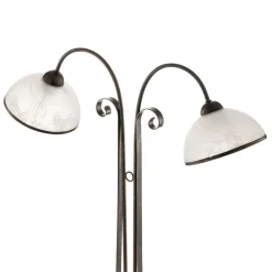 Luminex Gulvlampe Antica i landlig stil, 2 lyskilder