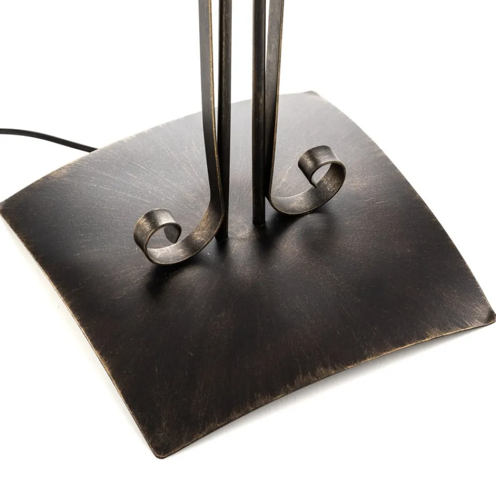 Luminex Gulvlampe Antica i landlig stil, 2 lyskilder