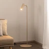 Luminex Gulvlampe Axion, beige, højde 115 cm, stål