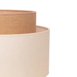 Gulvlampe Boho, trebenet ecru/jute Højde 145 cm^Duolla Outlet