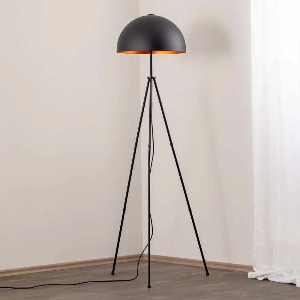 Gulvlampe Can-NT-113-1, sort metal treben, højde 170 cm^Opviq New