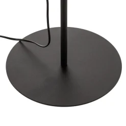 TK Lighting Gulvlampe Chicago med skærm i hør