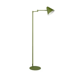 Trio Lighting Gulvlamper|Gulvlamper>Gulvlampe Cosima, grøn, højde 126 cm, metal