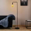 Gulvlampe Diallo uden skærm mat sort^Trio Lighting Discount