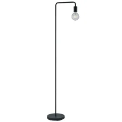 Gulvlampe Diallo uden skærm mat sort^Trio Lighting Discount