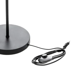 Gulvlampe Diallo uden skærm mat sort^Trio Lighting Discount