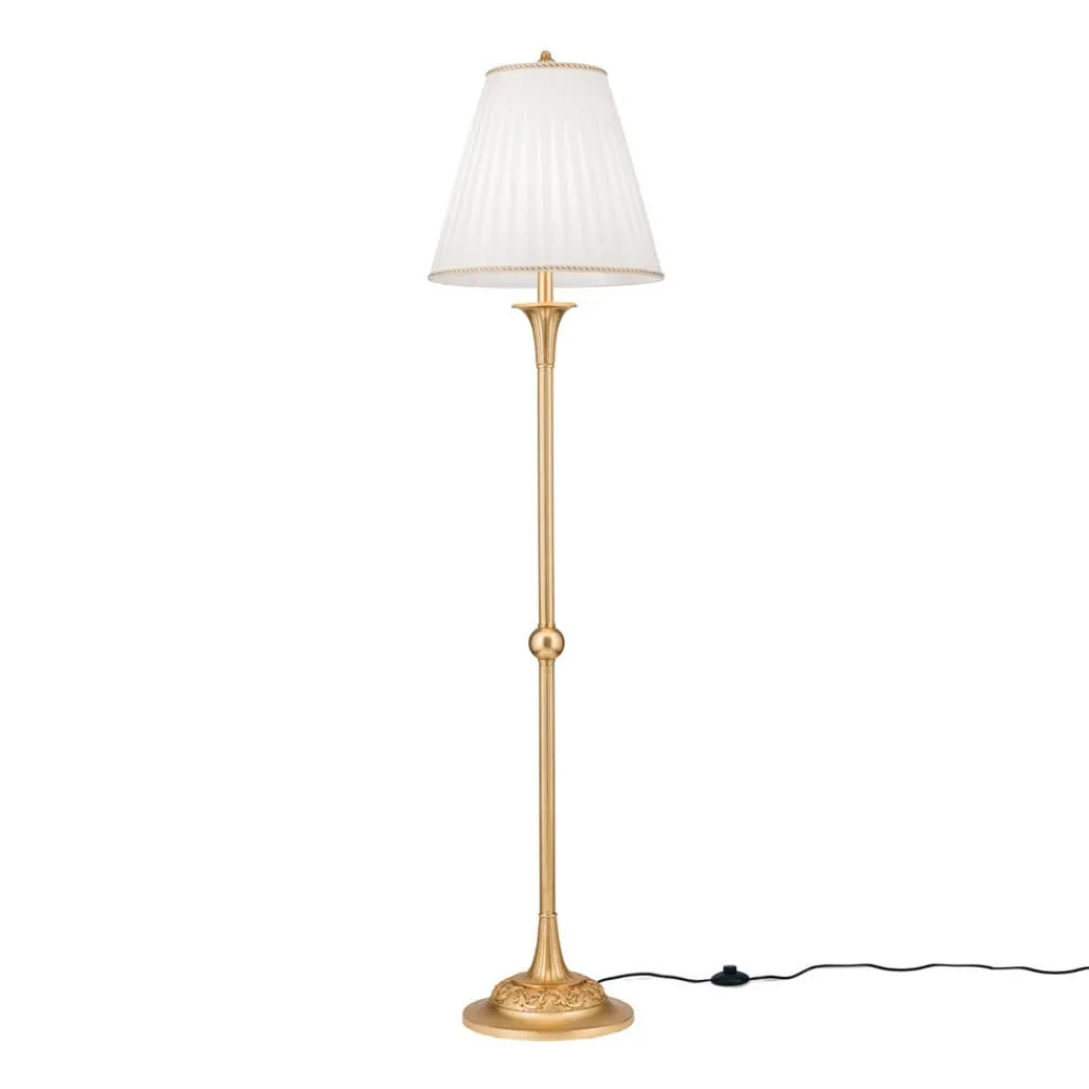 ORION Gulvlampe Donata med plisséskærm