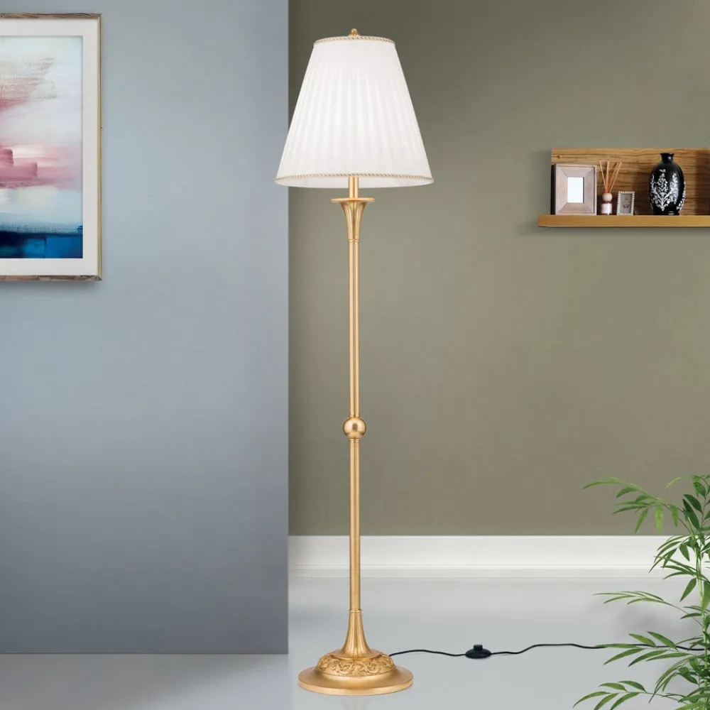 ORION Gulvlampe Donata med plisséskærm