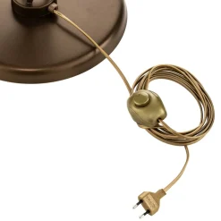 Gulvlampe Dubai i bladlook, 2 lyskilder, bronze^ONLI