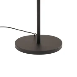 Gulvlampe Faze, sort, glas, højde 130 cm, 4 lyskilder, E27^Opviq New