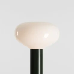 ALDEX Gulvlampe Flo, grøn, højde 138 cm, 1 lyskilde, glas