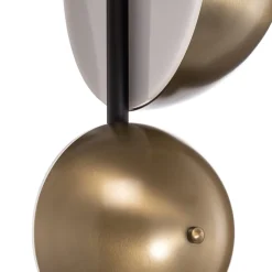 Gulvlampe LM-9113-2BSY, sort, metal, 180 cm høj, E14^Avonni New