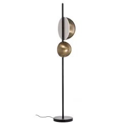 Gulvlampe LM-9113-2BSY, sort, metal, 180 cm høj, E14^Avonni New