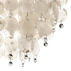 Gulvlampe Makani, krom, med muslingedekor^ONLI Outlet