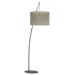 Gulvlampe Moby Green med tekstilskærm^TK Lighting Online