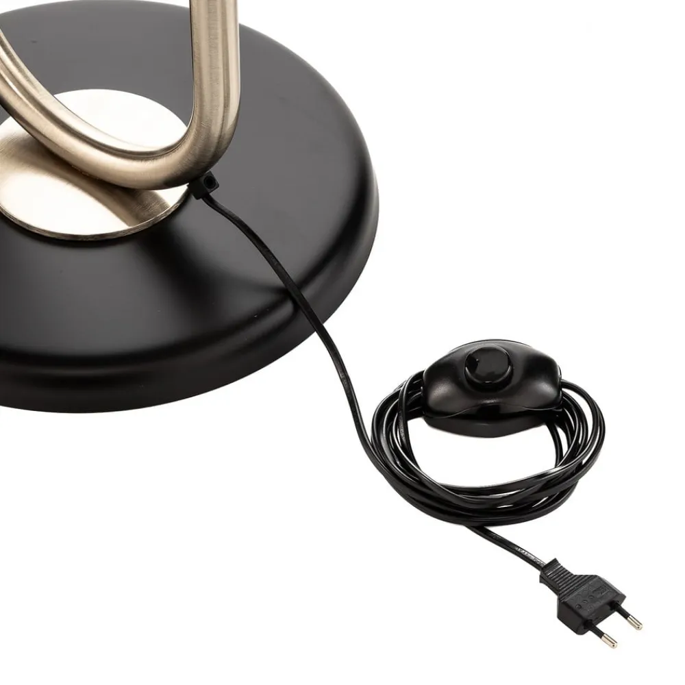 ONLI Gulvlamper>Gulvlampe Pongo med stofskærm og hylde