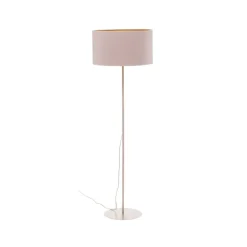 Duolla Gulvlampe Roller, hvid/guld, højde 145 cm