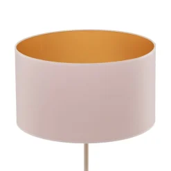 Duolla Gulvlampe Roller, hvid/guld, højde 145 cm