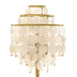 Gulvlampe Ruben med perlemorsskiver^ONLI Best