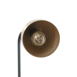 Gulvlampe Tattoo 4091 antik guld/sort, metal Højde 120 cm^Opviq Best