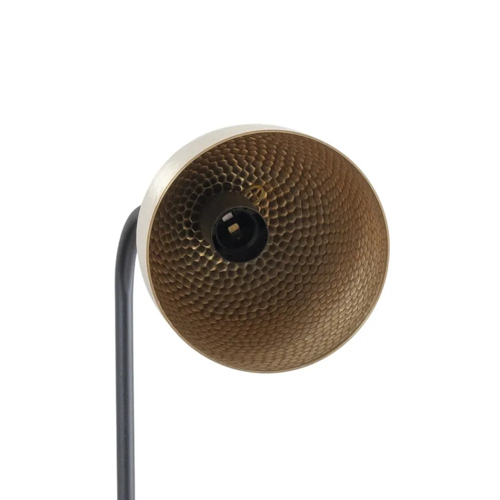 Gulvlampe Tattoo 4091 antik guld/sort, metal Højde 120 cm^Opviq Best