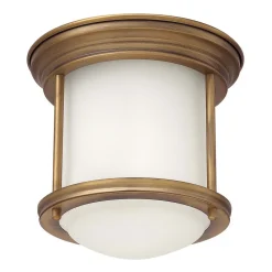 Hadrian Mini udendørs loftslampe, bronze/opalhvid^Quintiesse Online