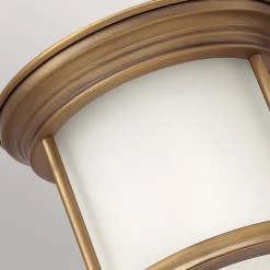 Hadrian Mini udendørs loftslampe, bronze/opalhvid^Quintiesse Online