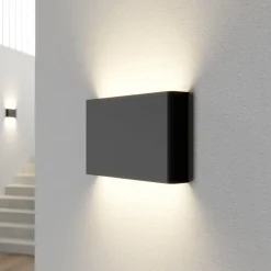 Haga væglampe, grafit, metal, G9, op/ned, 25,5 cm bred^Nowodvorski Lighting