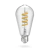 Hama Smart LED Filament E27 ST64, WLAN, Matter, 4,9 W, RGBW