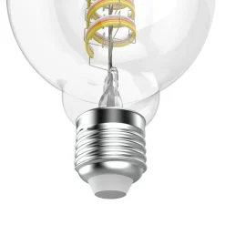 Hama Smart LED Filament E27 G95, WLAN, Matter, 4,9 W, RGBW